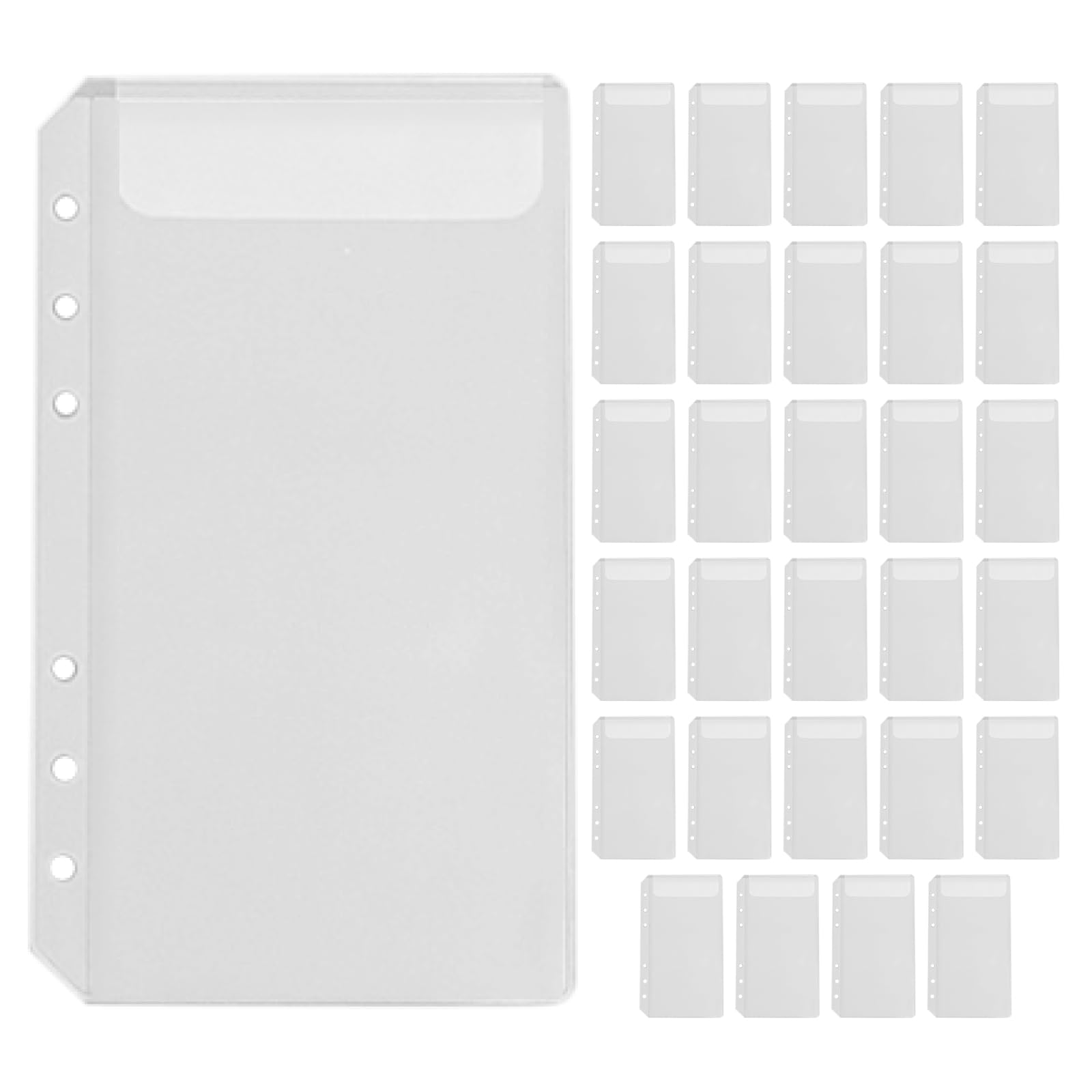 Amazon.co.jp: nijimomo A6サイズ 6穴 30枚 縦型 横型 選べるタイプ